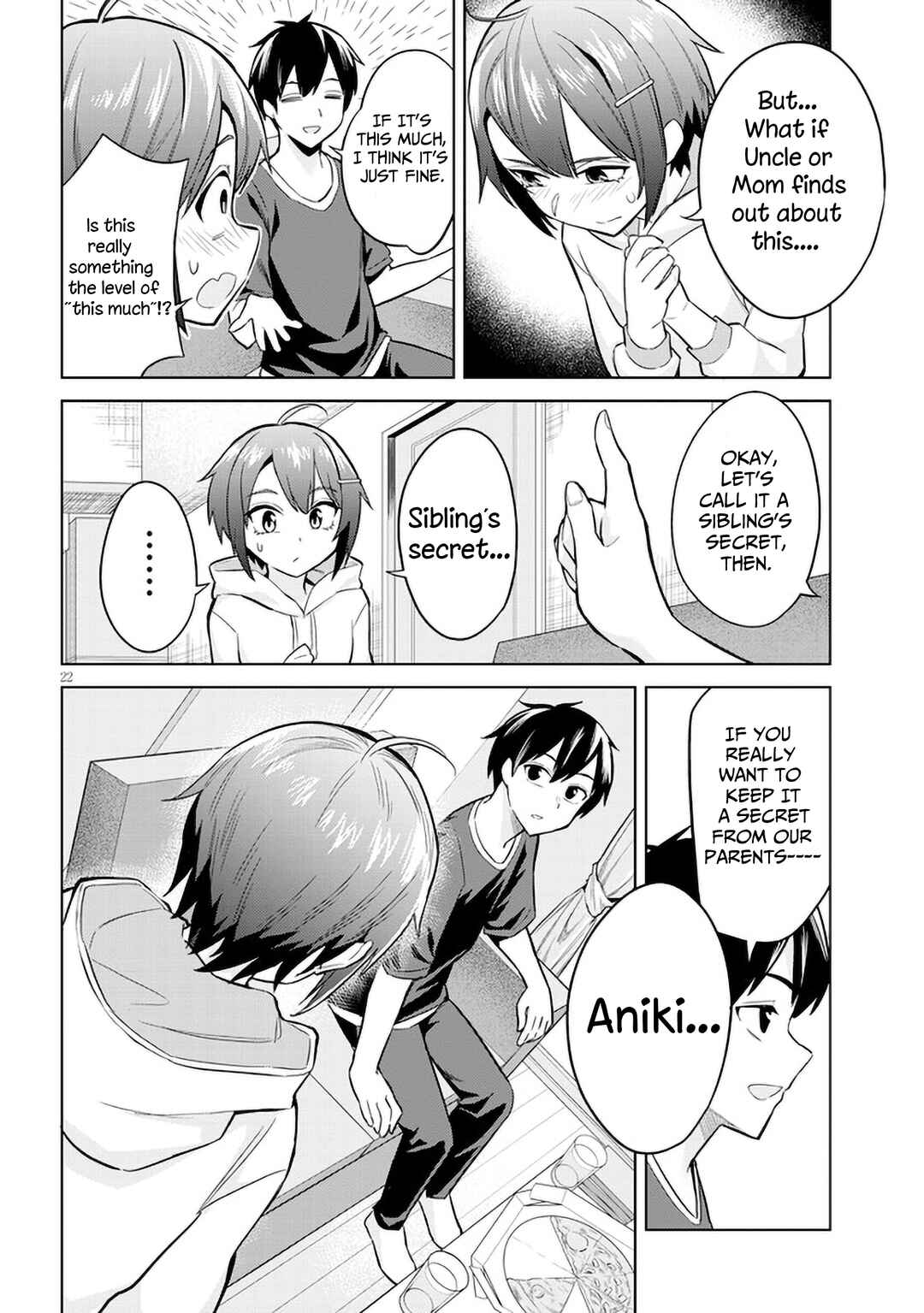 Jitsu wa Imouto deshita. ~Saikin Dekita Giri no Otouto no Kyorikan ga Yatara Chikai Wake~ Chapter 4 - Page 22