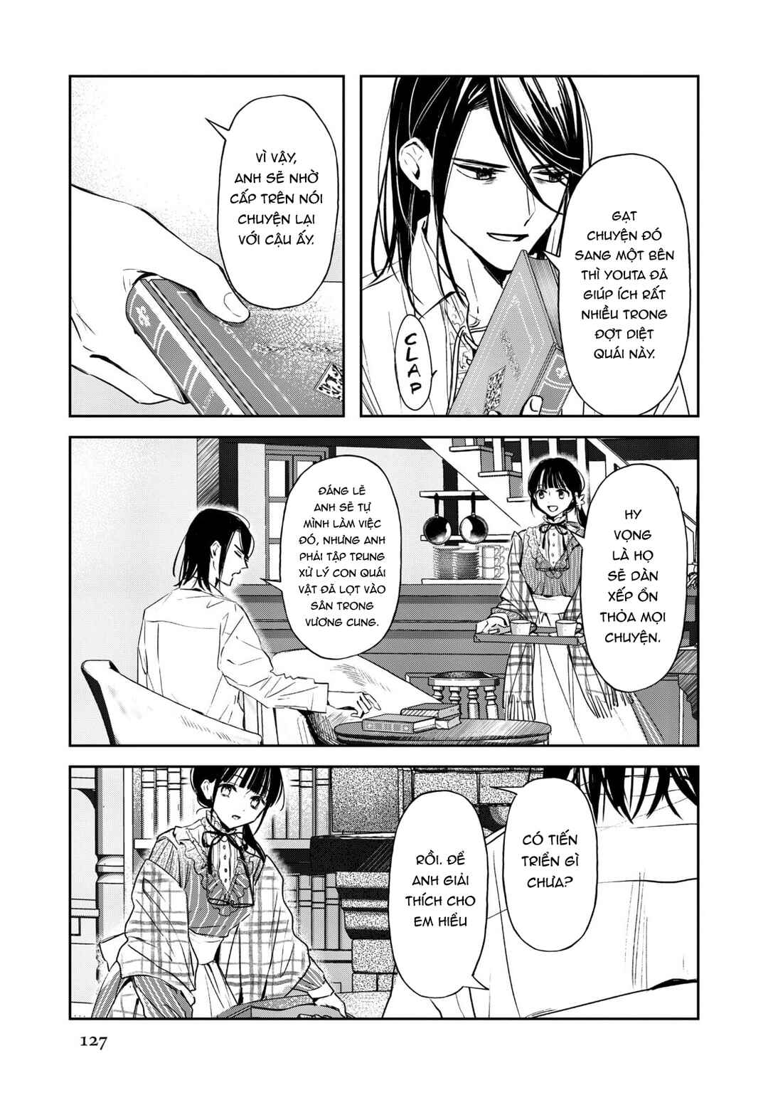 Isekai ni Kyuuseishu to shite Yobaremashita ga, Around 30 ni wa Muri na no de, hissori Book Café Hajimemashita Chapter 16 - Page 17