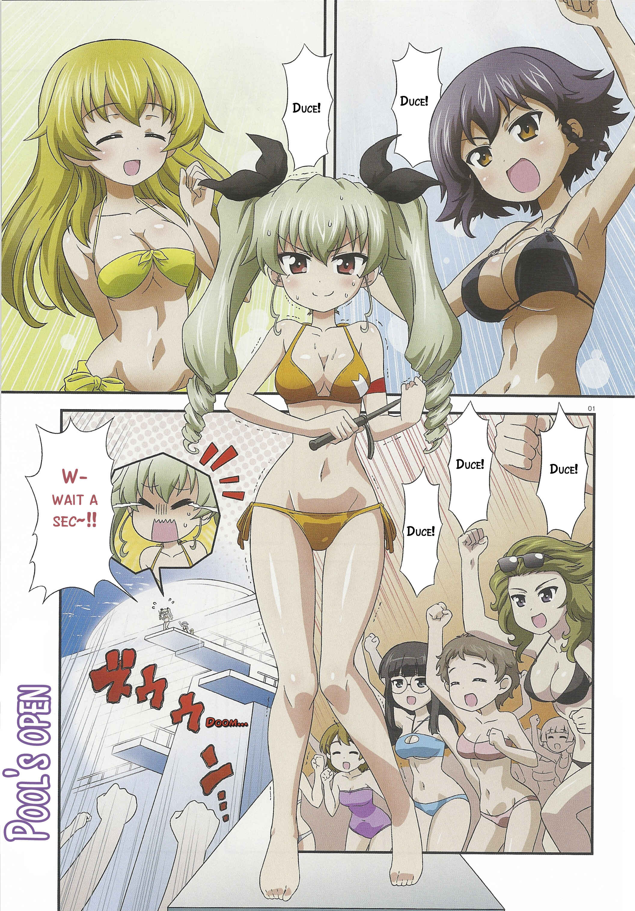 GIRLS und PANZER - Motto Love Love Sakusen desu! Chapter 27 - Page 1