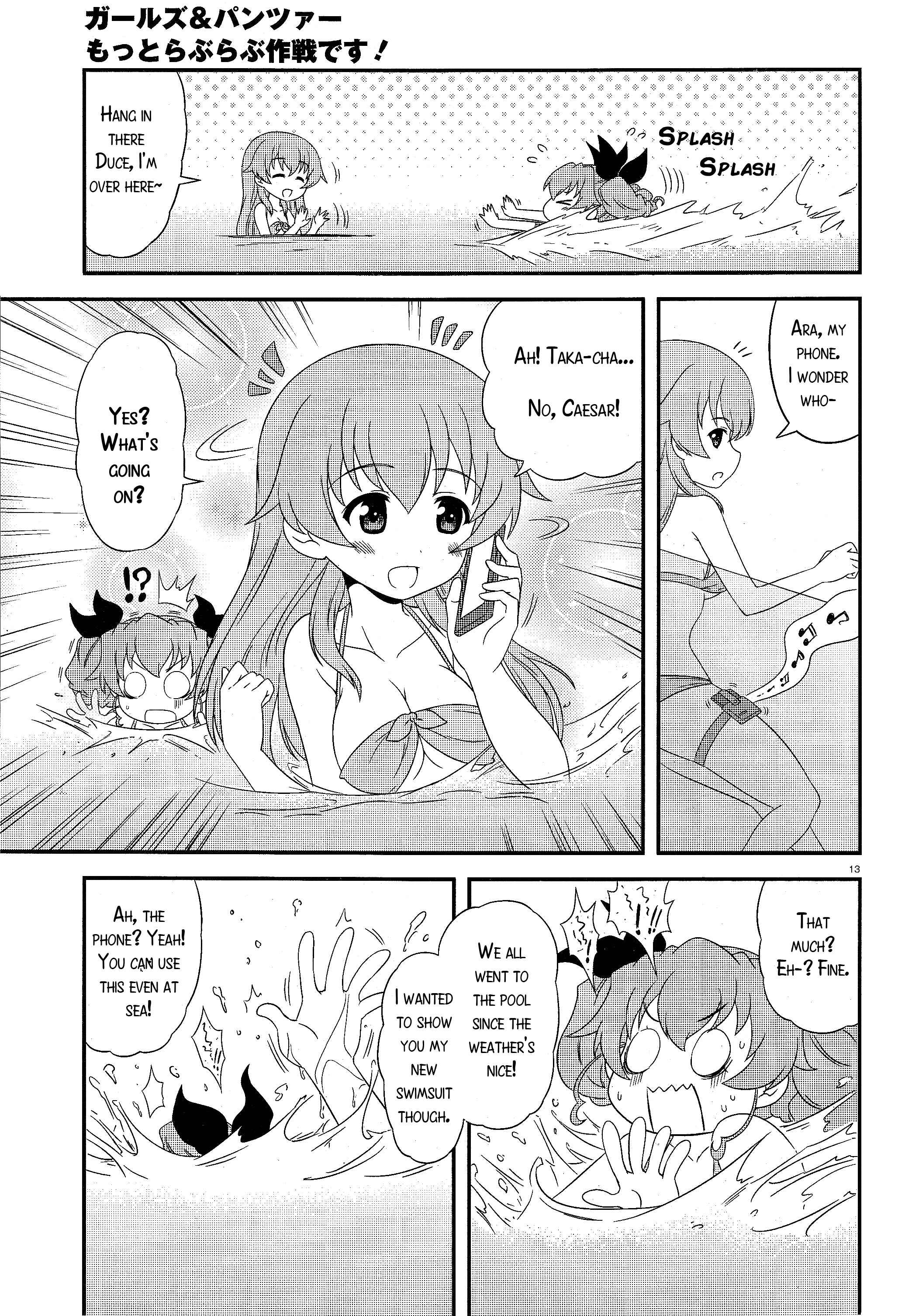 GIRLS und PANZER - Motto Love Love Sakusen desu! Chapter 27 - Page 12
