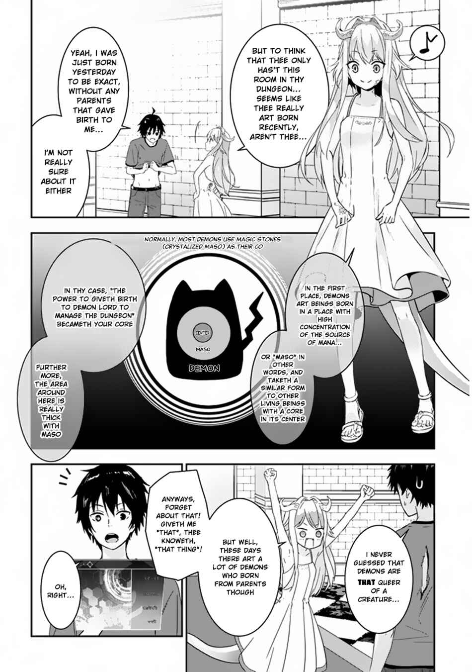 Maou ni Natta node, Dungeon Tsukutte Jingai Musume to Honobono Suru Chapter 1.2 - Page 11