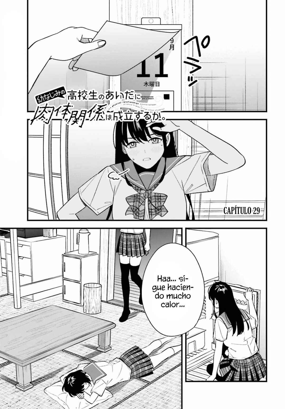 Osananajimi no Koukousei no Aida ni Nikutai Kankei wa Seiritsu suru ka. Chapter 29 - Page 3