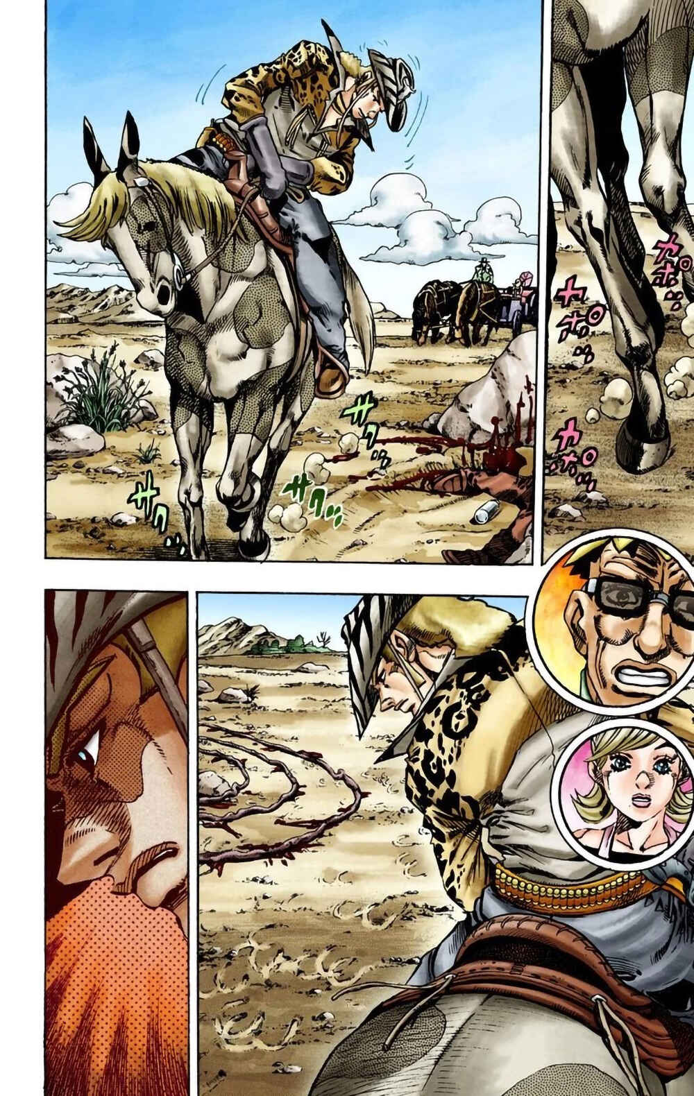 JoJo no Kimyou na Bouken: Part 7 - Steel Ball Run Color-ban Chapter 13 - Page 8