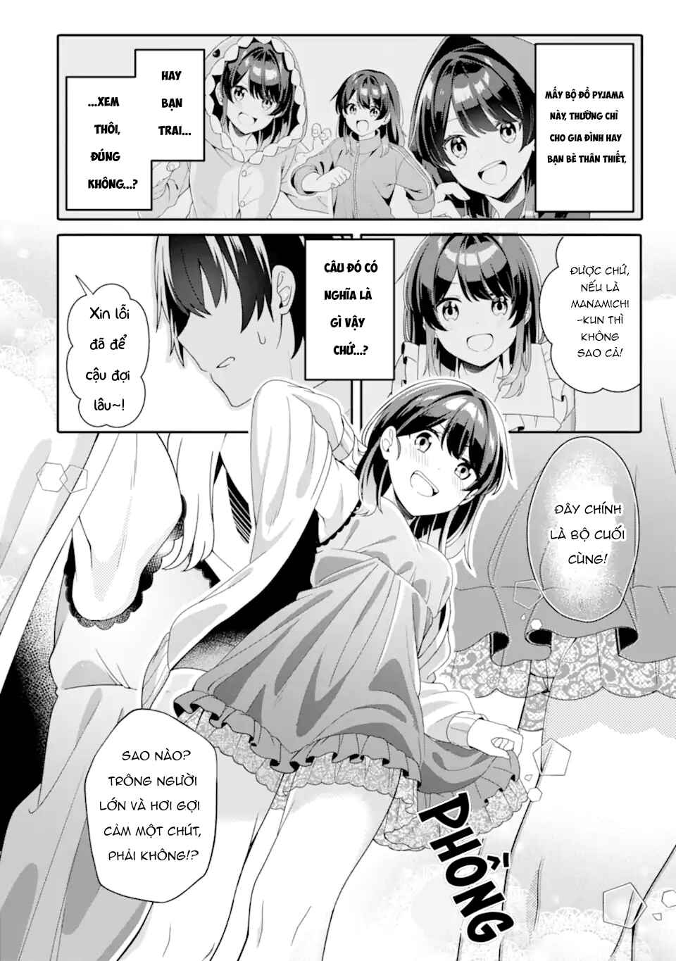 Muboubi Kawaii Pajama Sugata no Bishoujo to Heya de Futarikiri Chapter 3.2 - Page 11