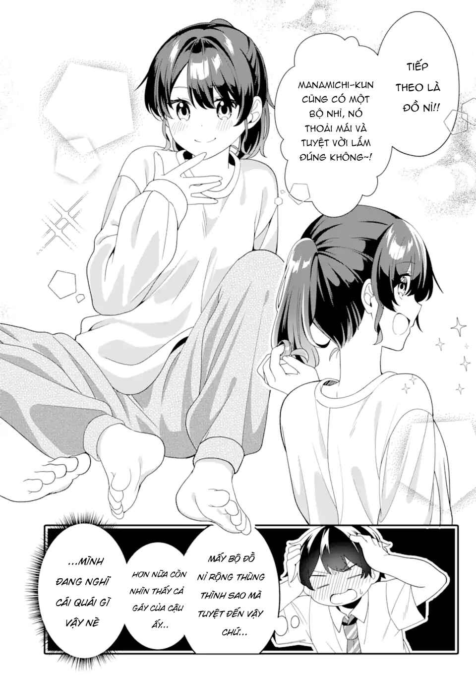 Muboubi Kawaii Pajama Sugata no Bishoujo to Heya de Futarikiri Chapter 3.2 - Page 3
