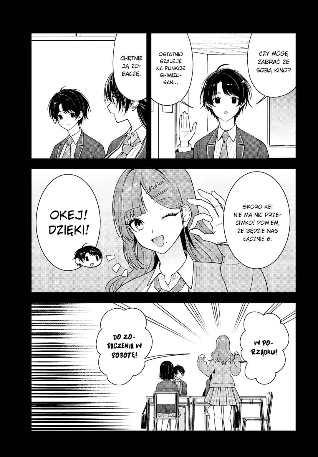 Tonari no Seki no Yankee Shimizu-san ga Kami wo Kuroku Sometekita Chapter 18 - Page 3
