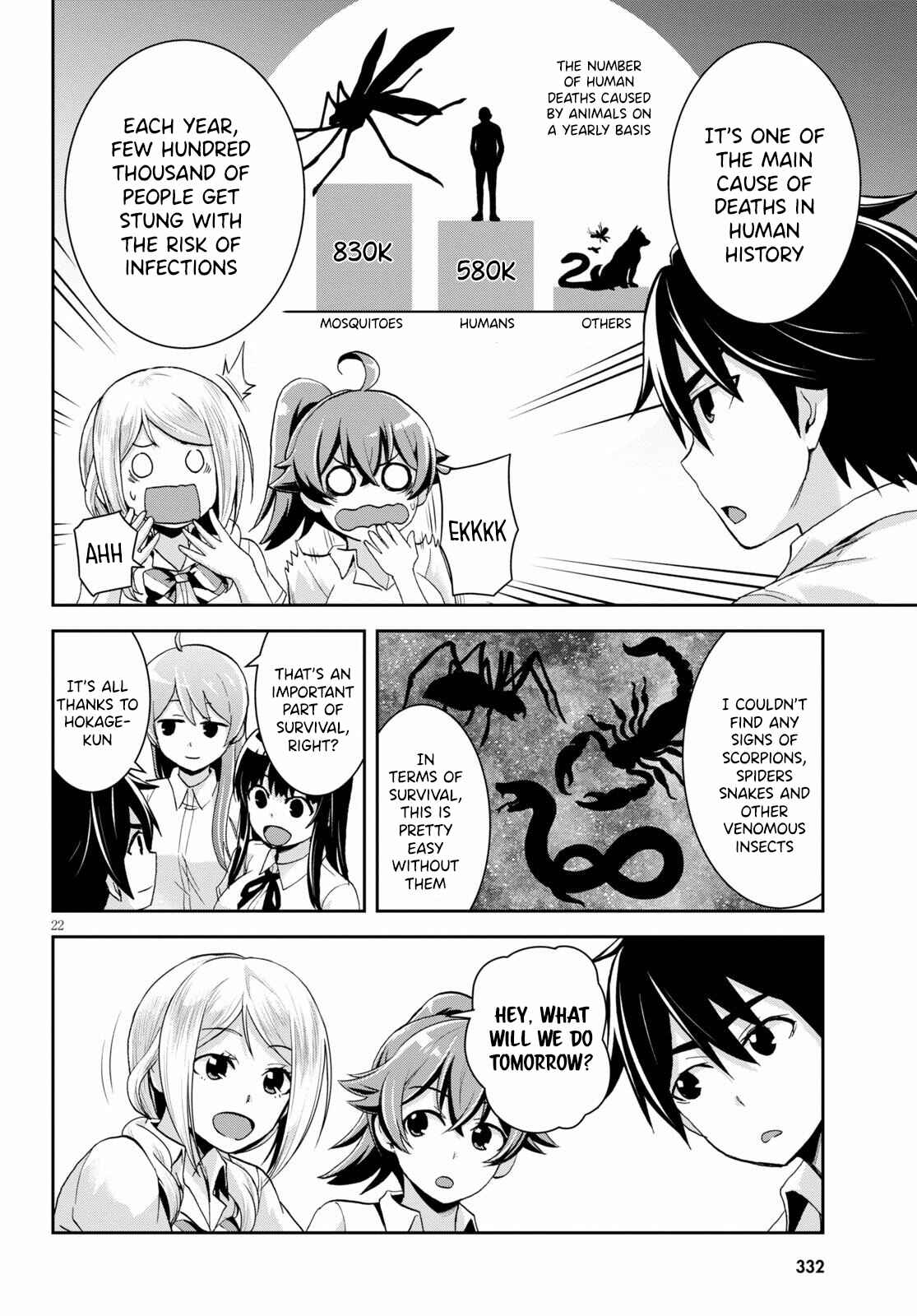 Isekai Yurutto Survival Seikatsu ~Gakkou no Minna to Isekai no Mujintou ni Tenishitakedo Ore Dake Rakushou desu~ Chapter 5 - Page 23