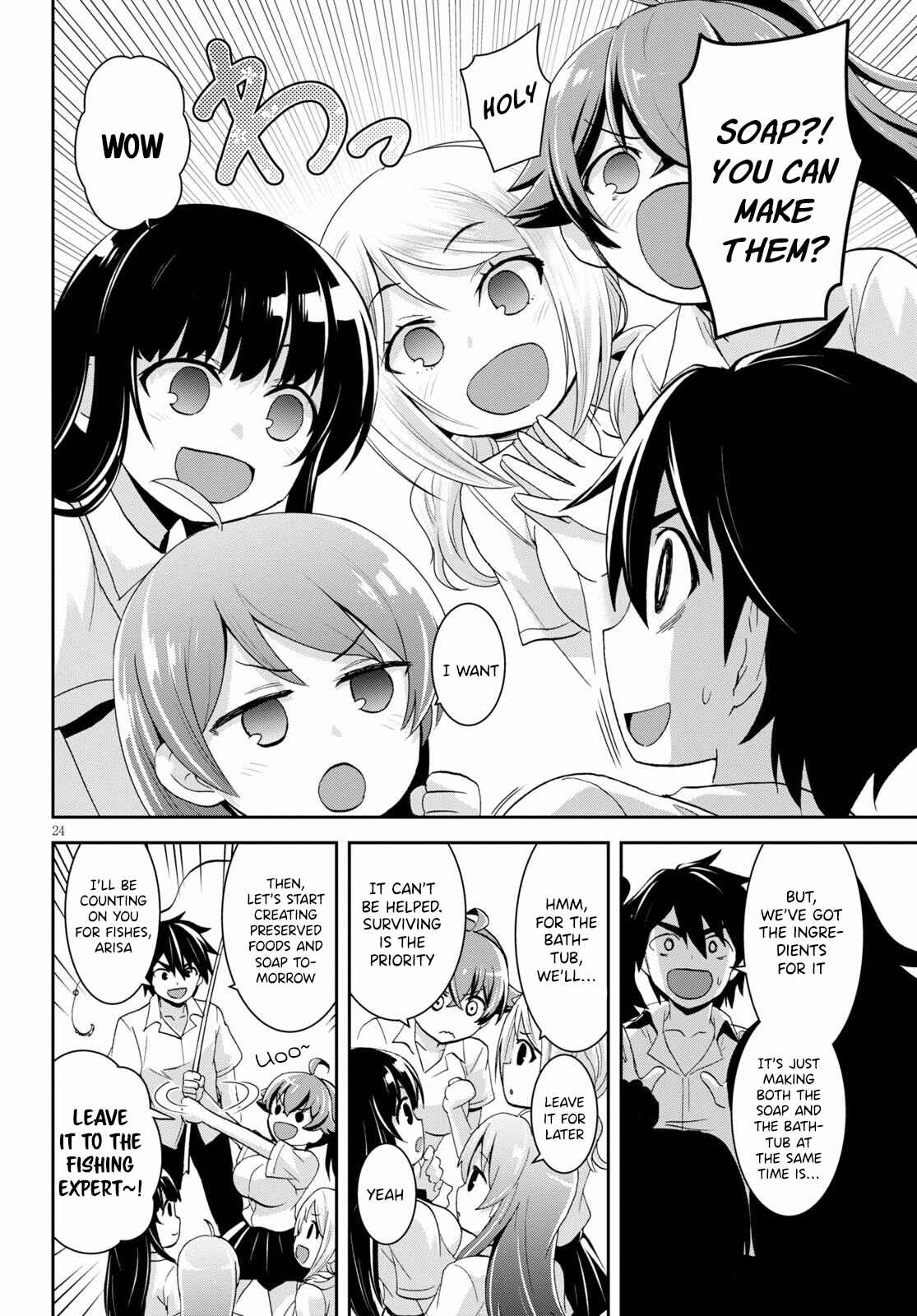 Isekai Yurutto Survival Seikatsu ~Gakkou no Minna to Isekai no Mujintou ni Tenishitakedo Ore Dake Rakushou desu~ Chapter 5 - Page 25