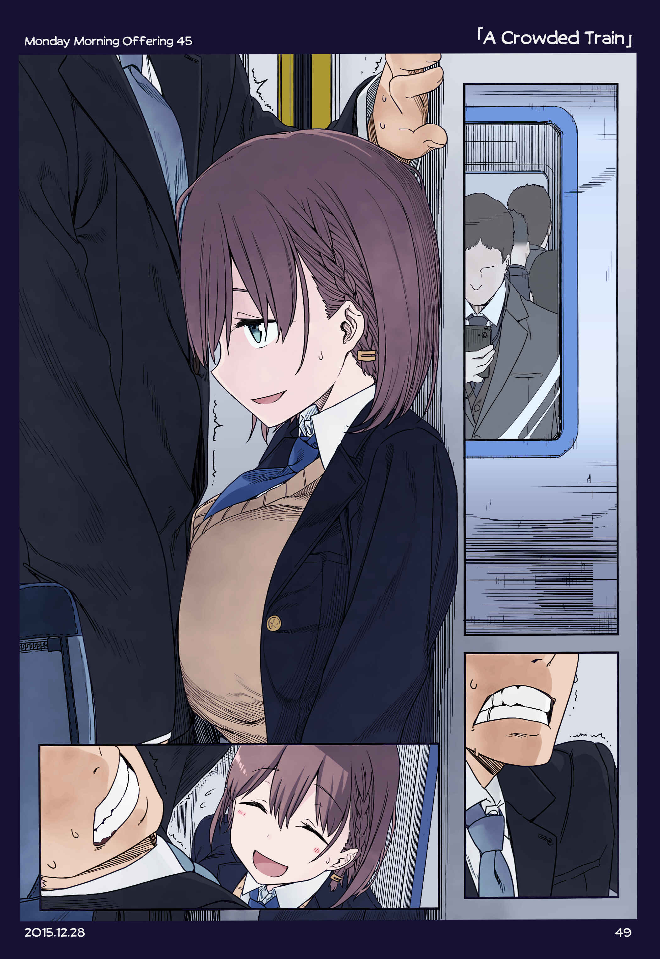 Getsuyoubi no Tawawa (Twitter Webcomic) (Fan Colored) Chapter 1 - Page 48