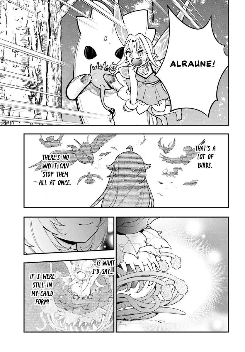 Shokubutsu Monster Musume Nikki: Seijo datta Watashi ga Uragirareta Hate ni Alraune ni Tensei Shite Shimatta node, kore kara wa Kougousei o Shinagara Shizuka ni Shokubutsu Life o Sugoshimasu Chapter 26 - Page 11
