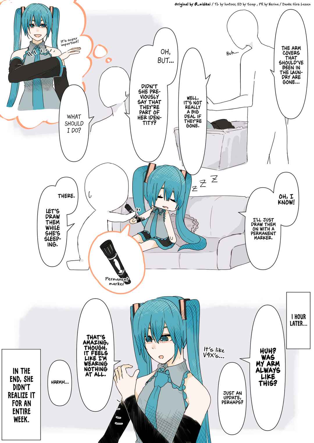 VOCALOID - The Daily Life of Master & Hatsune Miku (Doujinshi) Chapter 27 - Page 1