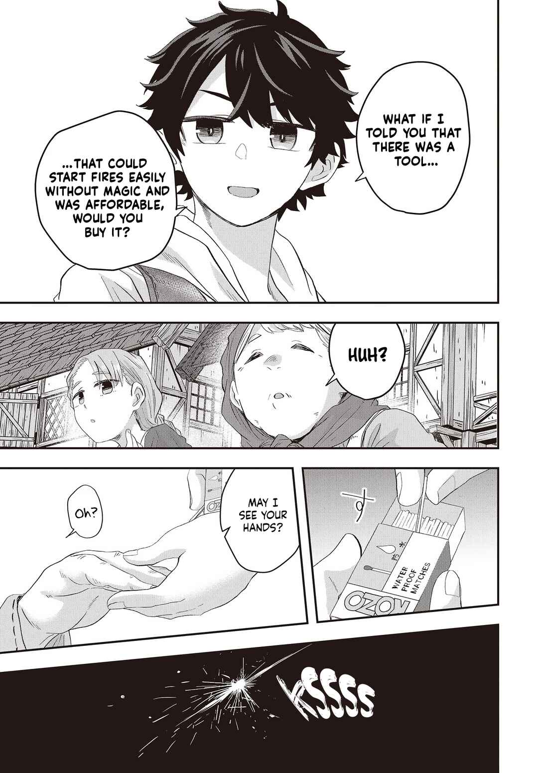 Muteki Shounin no Isekai Nariagari Monogatari ~Gendai no Seihin wo Jizai ni Toriyoseru Sukiru ga Aru Node Isekai de wa Rakushoudesu~ Chapter 9 - Page 35