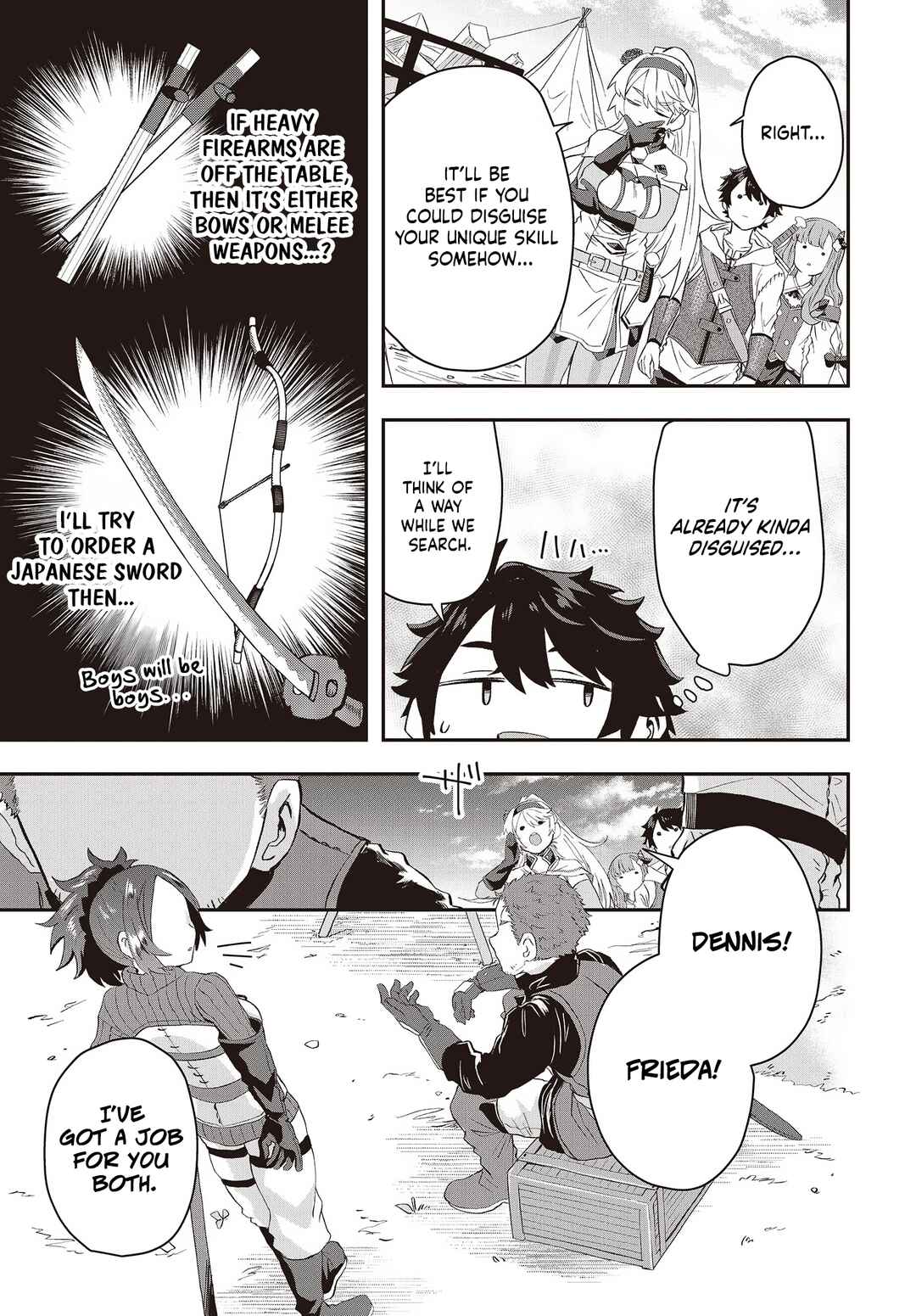 Muteki Shounin no Isekai Nariagari Monogatari ~Gendai no Seihin wo Jizai ni Toriyoseru Sukiru ga Aru Node Isekai de wa Rakushoudesu~ Chapter 9 - Page 7