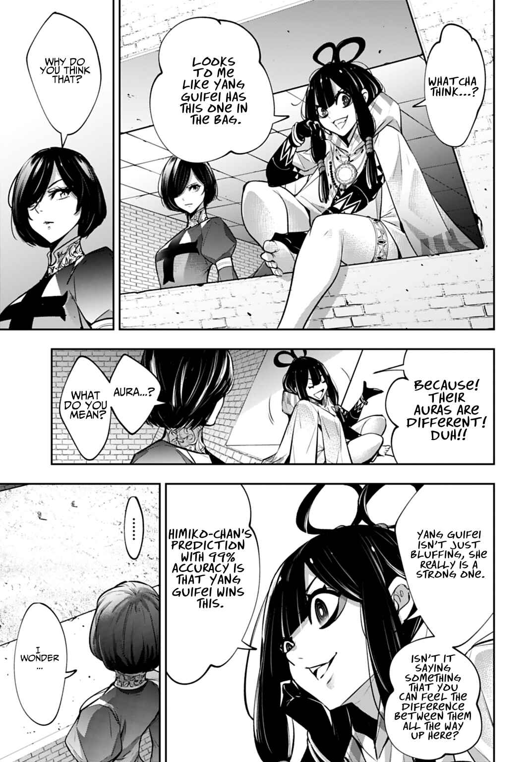 Majo Taisen - 32-nin no Isai no Majo wa Koroshiau Chapter 64 - Page 31