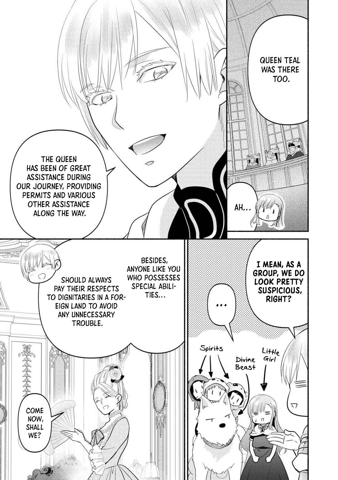 Tensei Youjo.: Shinjuu to Ouji to, Saikyou no Oji-san Youhei-dan no Naka de Ikiru Chapter 26 - Page 17