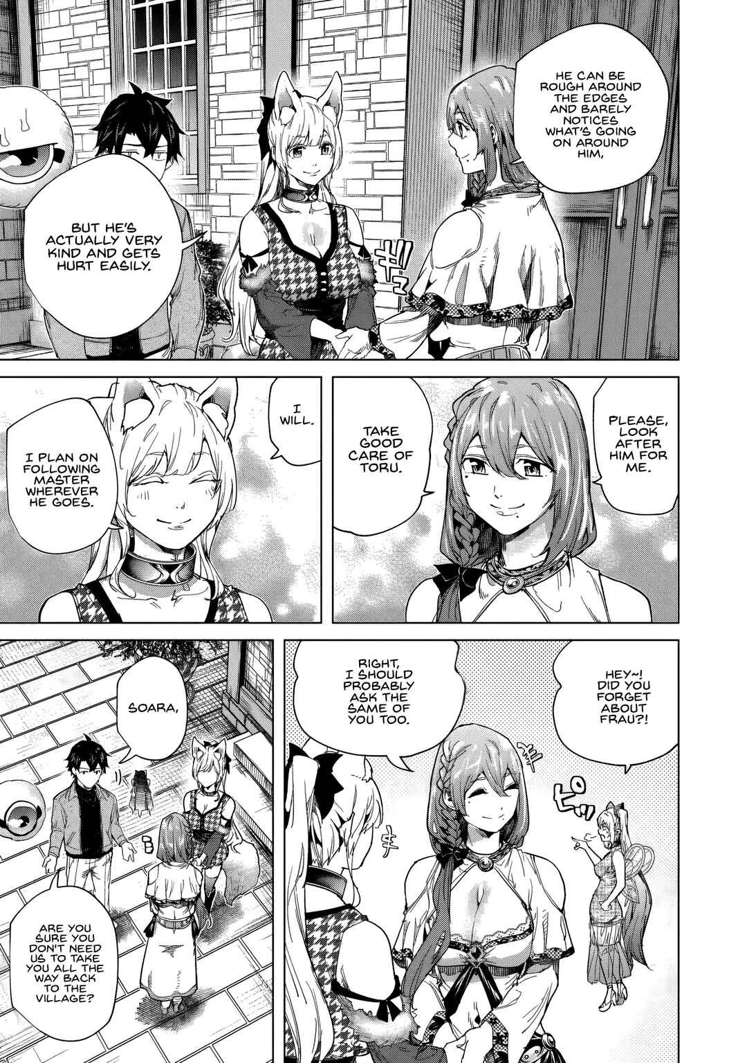 Keikenchi Chochiku de Nonbiri Shoushin Ryokou ~Yuusha to Koibito ni Tsuihou Sareta Senshi no Mujikaku Zamaa~ Chapter 43 - Page 17