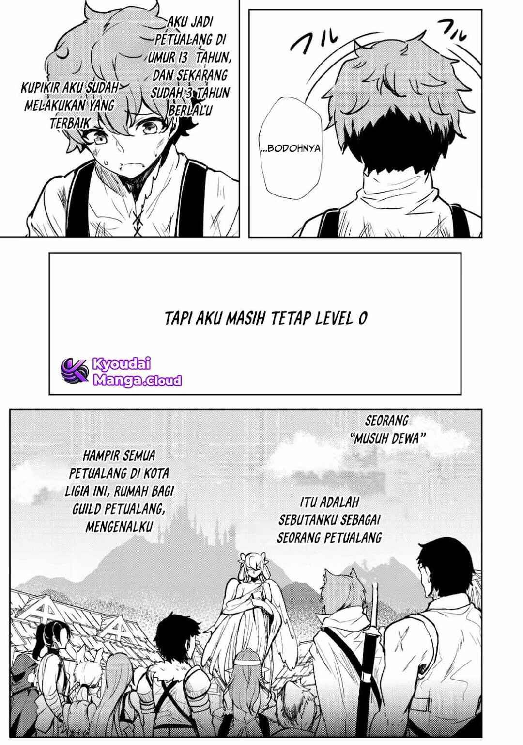 Dore dake Doryoku Shite mo Mannen Level 0 no Ore wa Tsuihou Sareta ~Shin no Teki to Yobareta Shounen wa, Shachiku Megami to Deatte Saikyou no Chikara wo Te ni Ireru~ Chapter 1 - Page 30