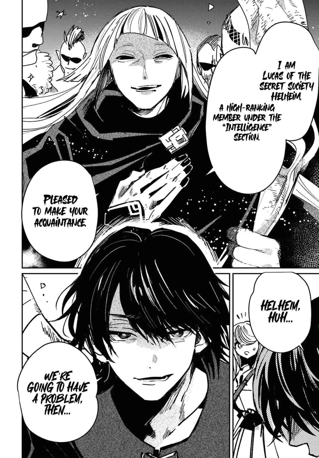 Shiou no Kikan: Moto Yuusha no Ore, Jibun ga Soshiki Shita Chuuni Himitsu Kessha o Tomeru tame ni Futatabi Isekai ni Shoukan Sareteshimau Chapter 1 - Page 34
