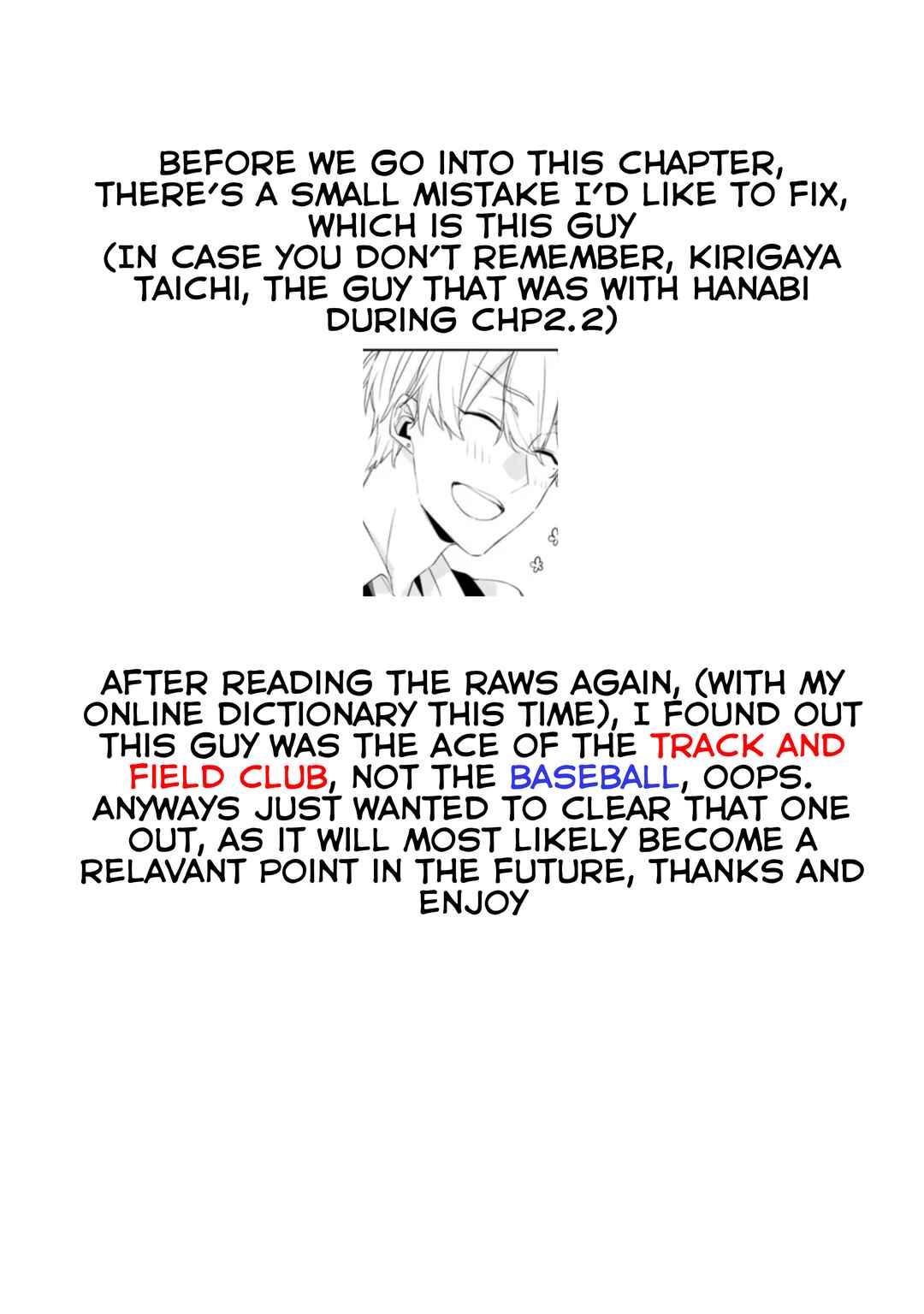 Osananajimi Kanojo no Morahara ga Hidoin de Zetsuen Sengen shite Yatta Chapter 3.1 - Page 2