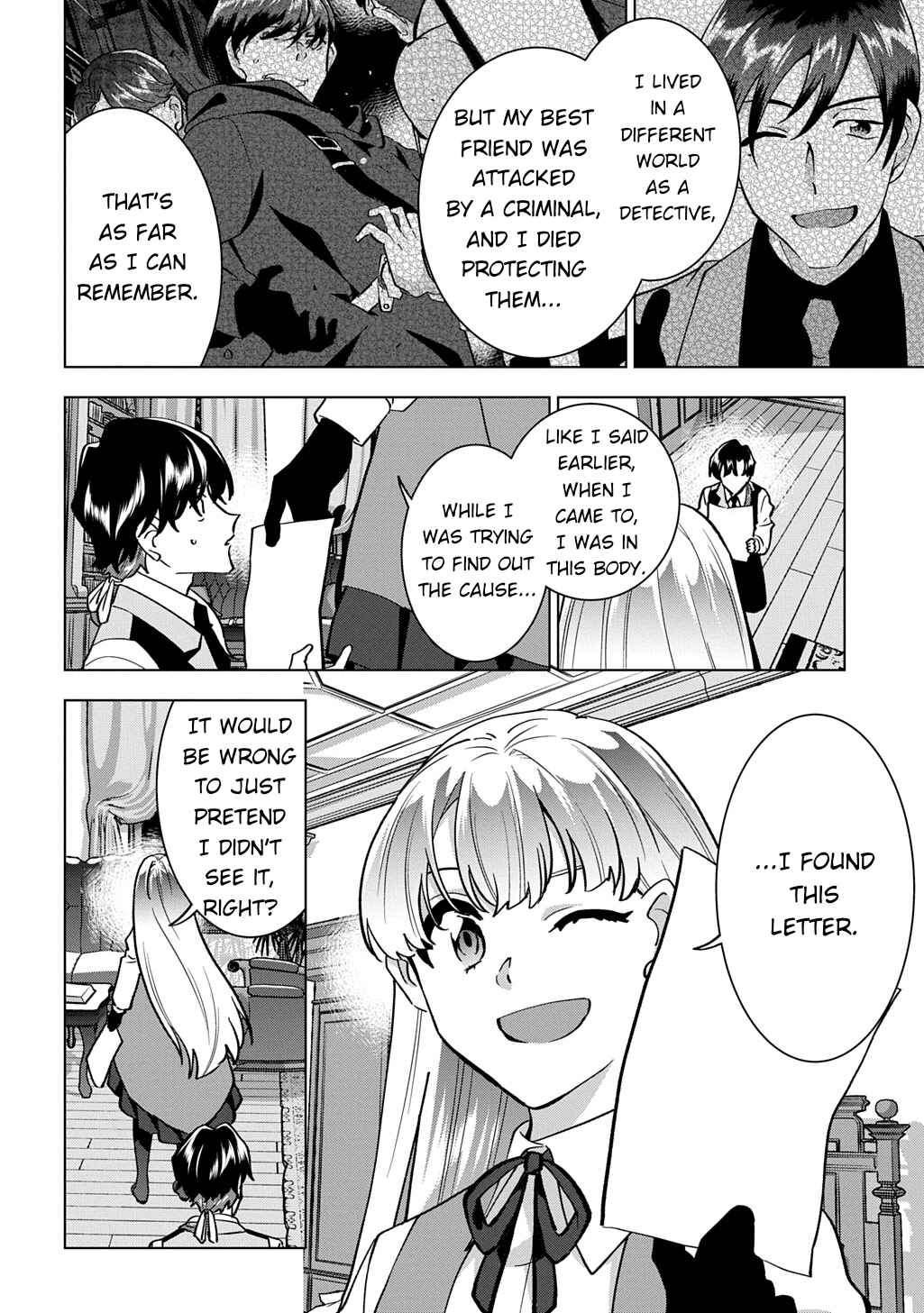 Tantei Reijou Julia Moriarty ~Seibetsu mo Mibun mo Kawarimashita ga, Tenseisaki demo Tanteigyou Saikai Shimasu~ Chapter 3 - Page 20