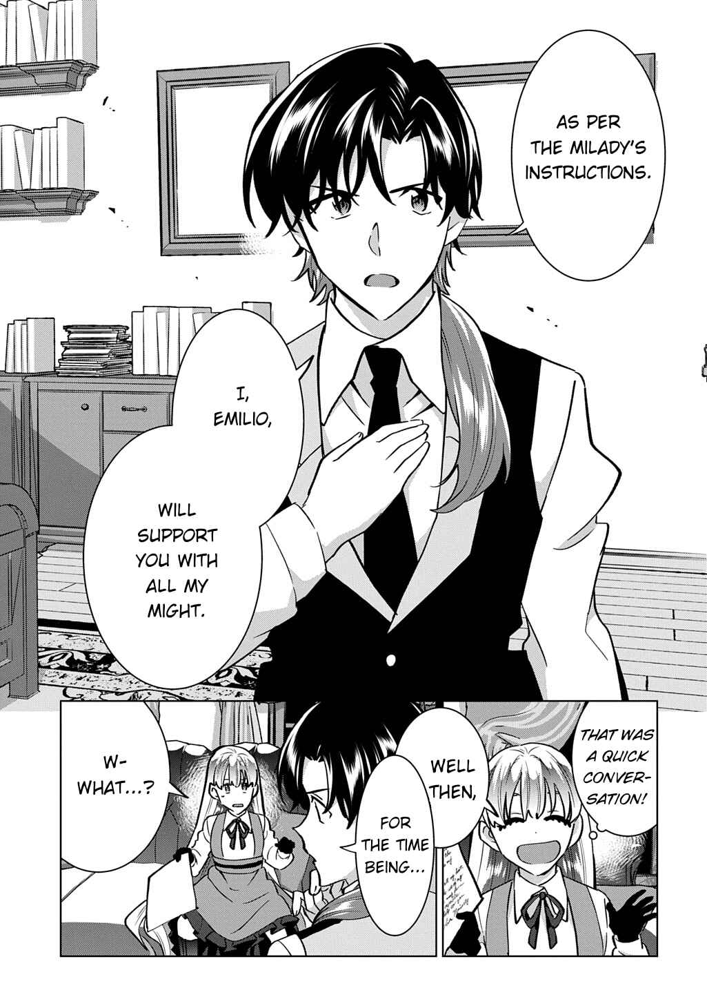 Tantei Reijou Julia Moriarty ~Seibetsu mo Mibun mo Kawarimashita ga, Tenseisaki demo Tanteigyou Saikai Shimasu~ Chapter 3 - Page 23