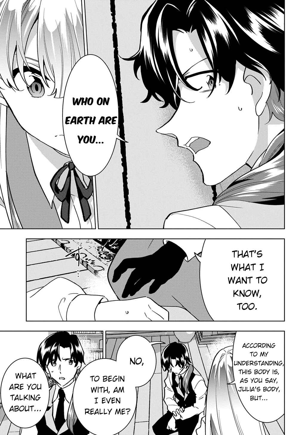 Tantei Reijou Julia Moriarty ~Seibetsu mo Mibun mo Kawarimashita ga, Tenseisaki demo Tanteigyou Saikai Shimasu~ Chapter 3 - Page 9