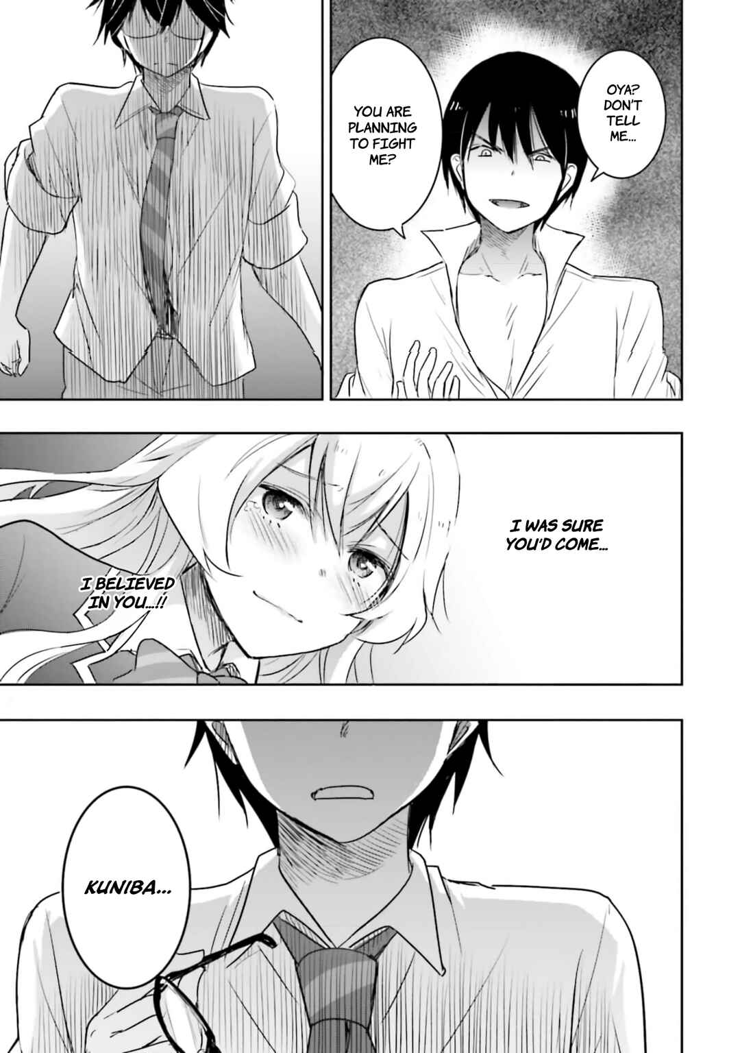 Watashi yori Tsuyoi Otoko to Kekkon shitai no - Seiso na Biji Seito Kaichou (Jitsu wa Moto Banchou) no Himitsu wo Shiru Inkya (Jitsu wa Kanojo wo Koeru Saikyou no Yankee) Chapter 12 - Page 30