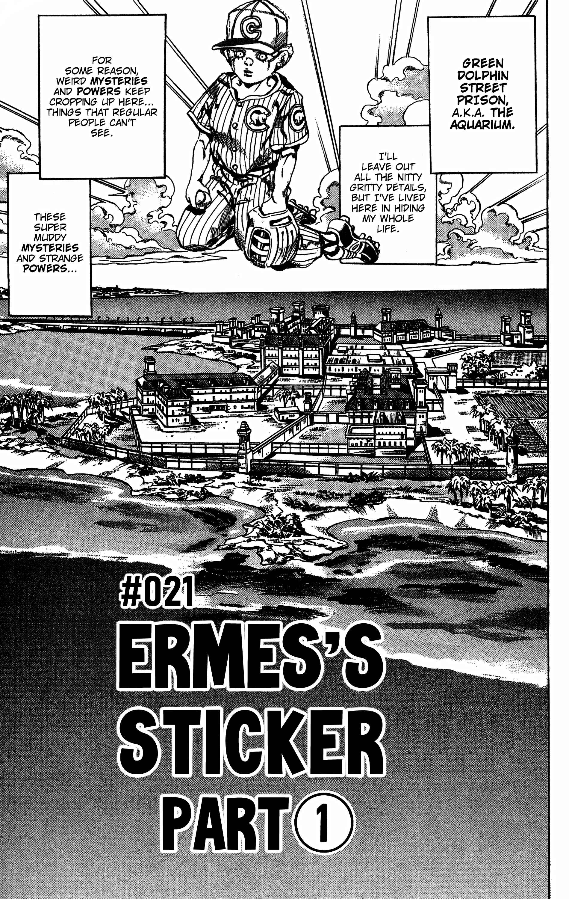 JoJo no Kimyou na Bouken: Part 6 - Stone Ocean Chapter 21 - Page 1