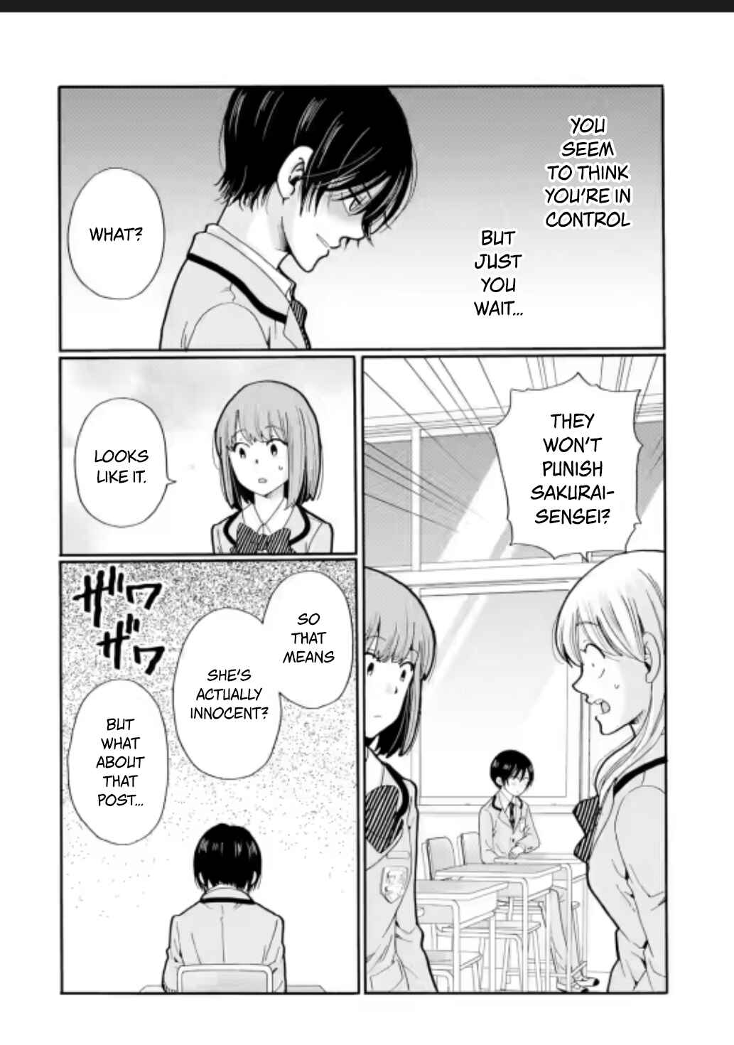 Sensei, Bokutachi wa Koroshiteimasen. Chapter 27 - Page 36