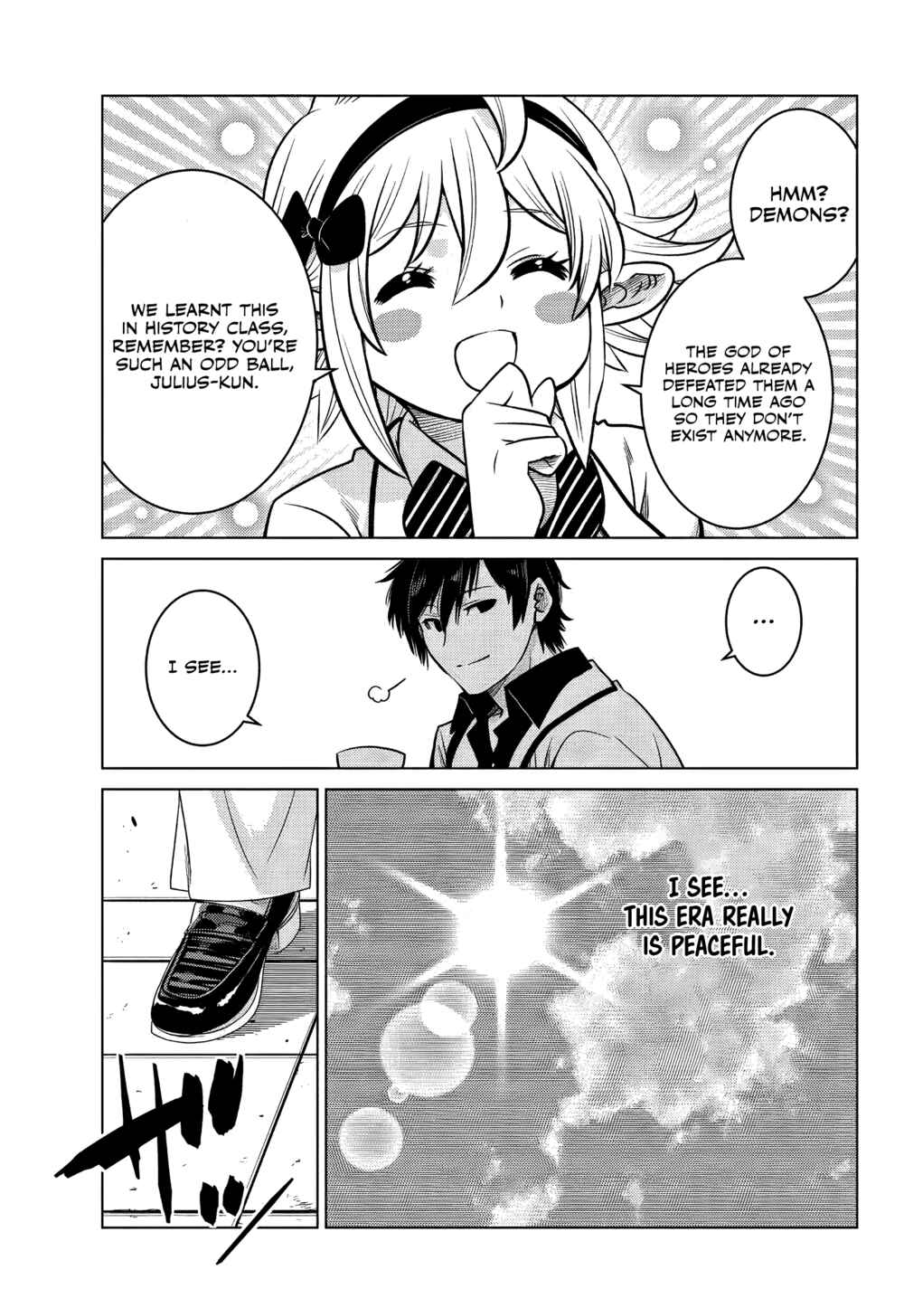 Ochikobore Datta Ani ga Jitsuha Saikyou ~Shijou Saikyou no Yuusha wa Tensei-shi, Gakuen de Mujikaku ni Musou Suru~ Chapter 6.4 - Page 5