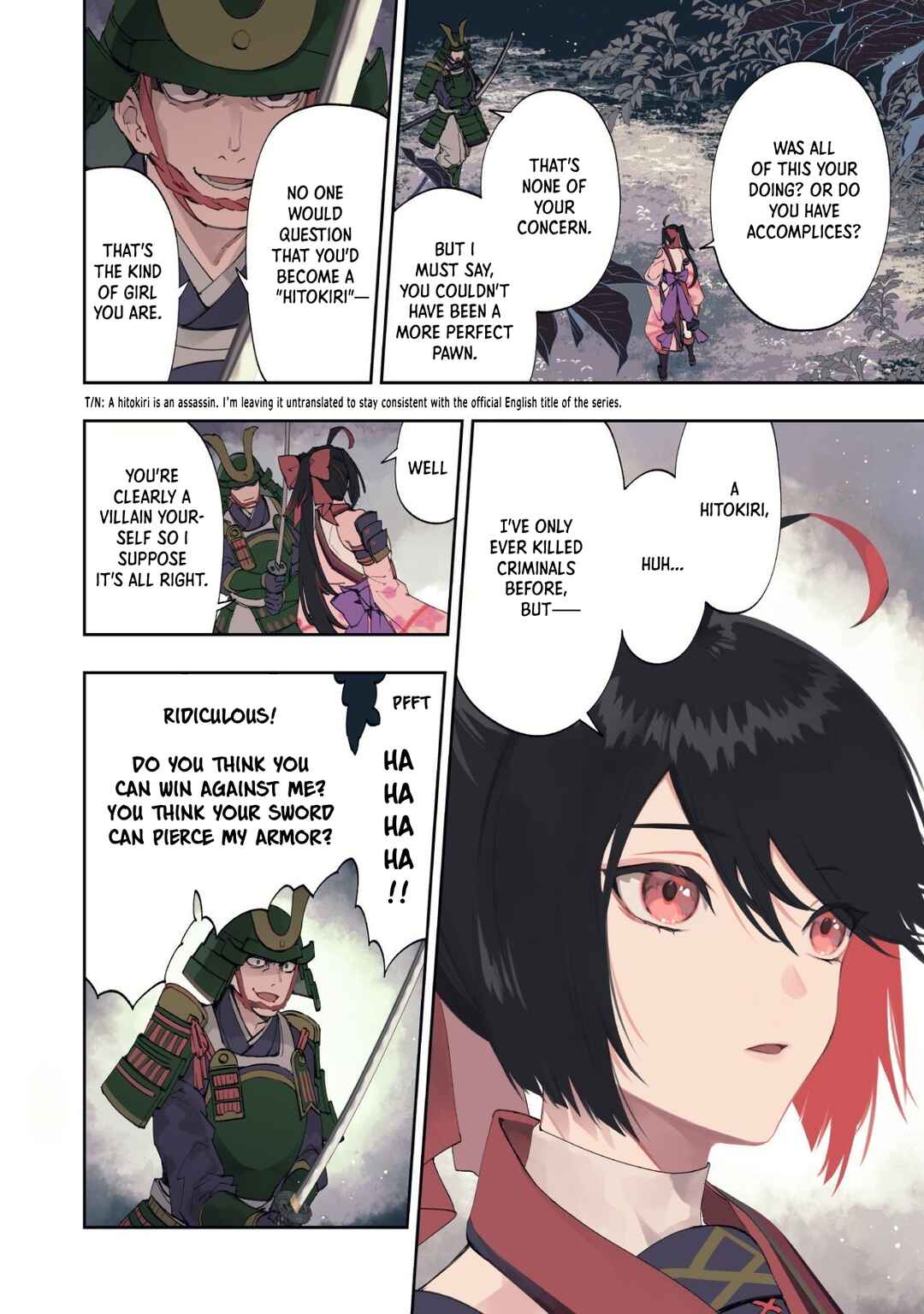 "Hitokiri" Shoujo Koushaku Reijou no Goei ni Naru Chapter 1 - Page 2