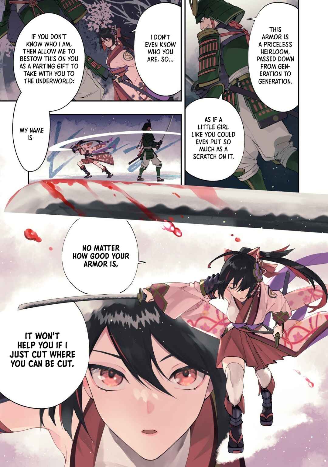 "Hitokiri" Shoujo Koushaku Reijou no Goei ni Naru Chapter 1 - Page 3
