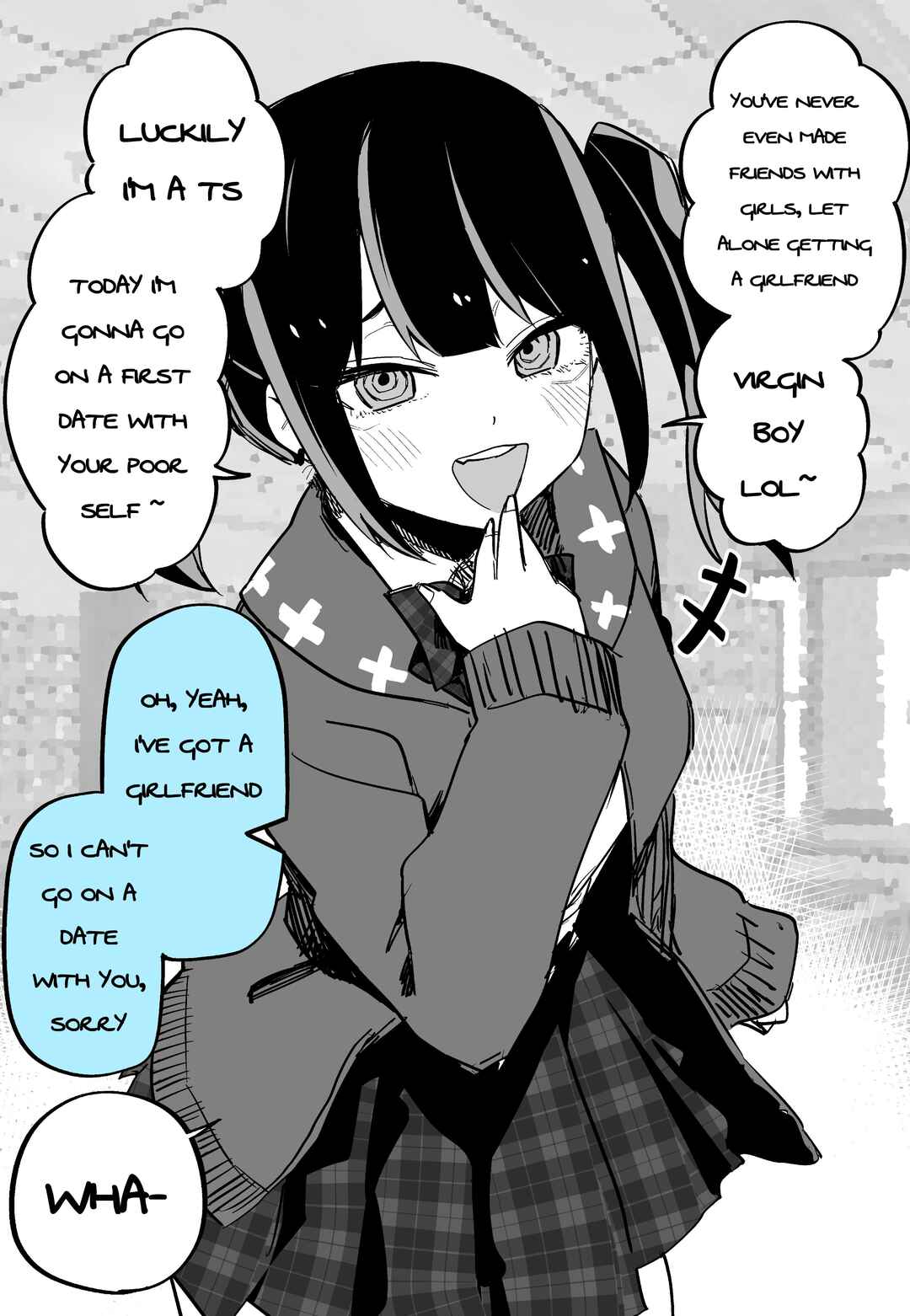 TS tta Tomodachi ga Nou wo Hakaishitekuru Chapter 2 - Page 1