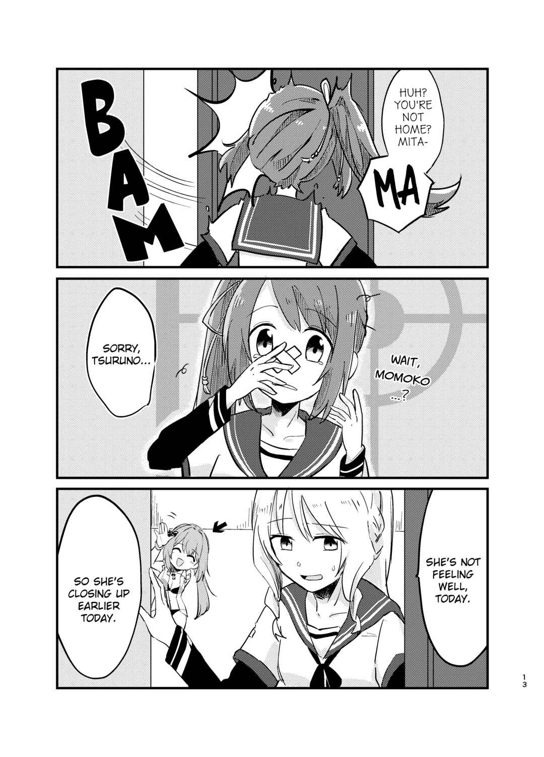 Magia Record: Mahou Shoujo Madoka★Magica Side Story - MomoMita web version (Doujinshi) Chapter 1 - Page 12