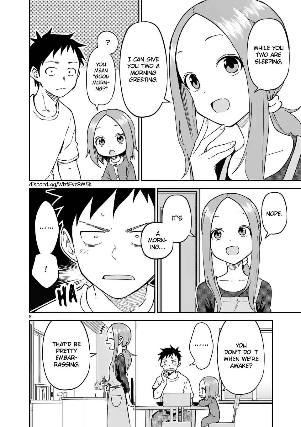 Karakai Jouzu no (Moto) Takagi-san Chapter 274 - Page 8