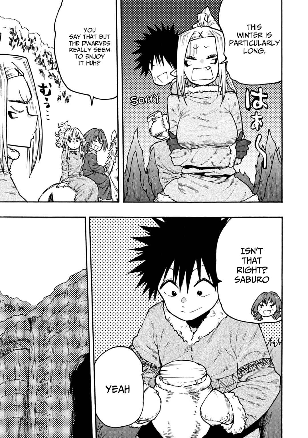 Mazumeshi Elf to Yuuboku gurashi Chapter 62 - Page 3