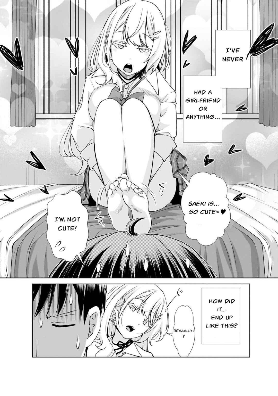 Otonari-san no Gyaru ga Boku wo Hore Sasetakute Zenryoku Sugiru Chapter 1 - Page 8