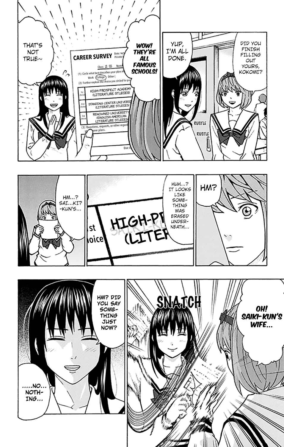 The Disastrous Life of Saiki K. Chapter 265 - Page 9