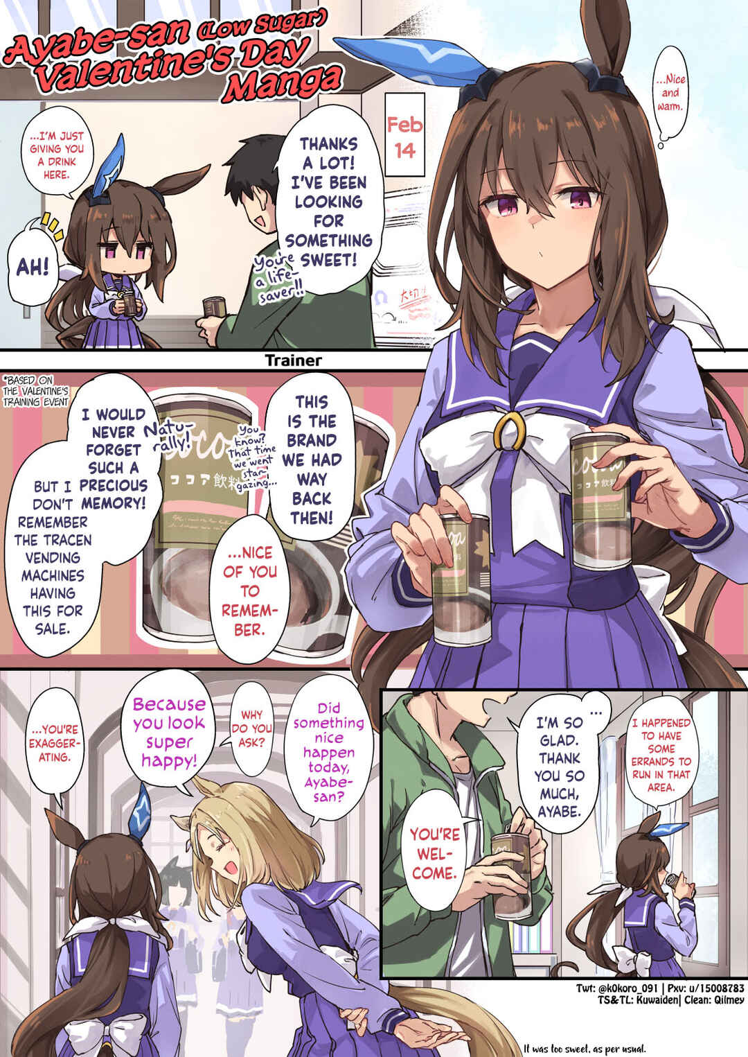 Uma Musume Pretty Derby - Admire Vega is Suki (Doujinshi) Chapter 68 - Page 1