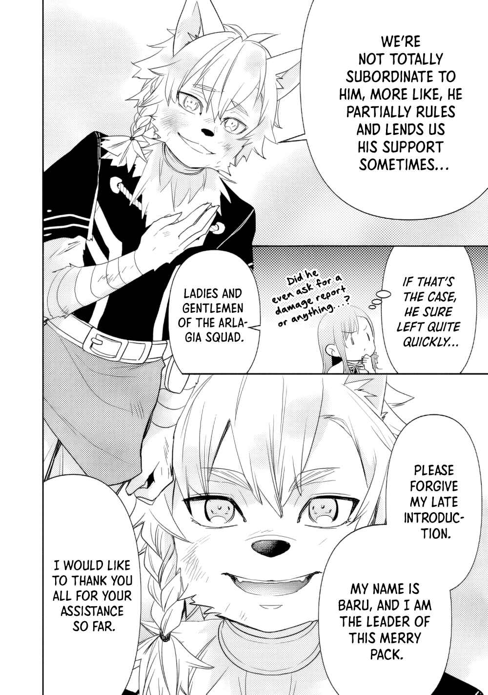 Tensei Youjo.: Shinjuu to Ouji to, Saikyou no Oji-san Youhei-dan no Naka de Ikiru Chapter 18 - Page 14
