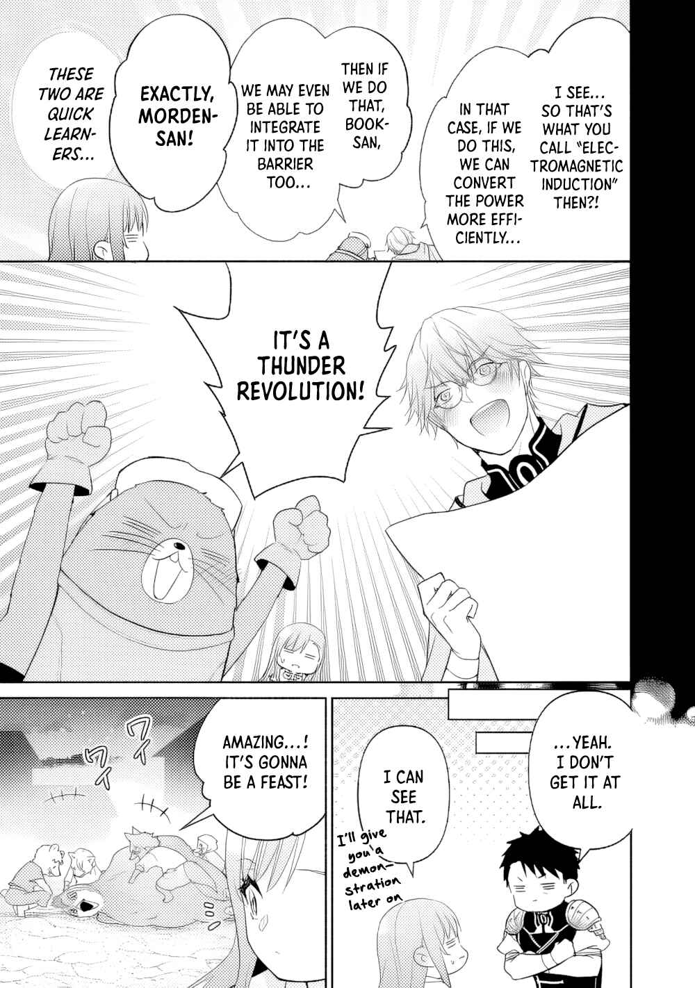 Tensei Youjo.: Shinjuu to Ouji to, Saikyou no Oji-san Youhei-dan no Naka de Ikiru Chapter 18 - Page 25