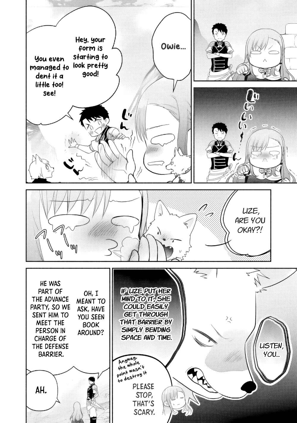 Tensei Youjo.: Shinjuu to Ouji to, Saikyou no Oji-san Youhei-dan no Naka de Ikiru Chapter 18 - Page 4