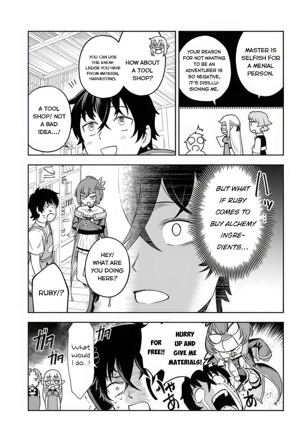 Ore Igai Dare mo Saishu Dekinai Sozai na no ni "Sozai Saishuritsu ga Hikui" to Pawahara suru Osananajimi Renkinjutsushi to Zetsuen shita Senzoku Madoushi, Henkyou no Machi de Slow Life wo Okuritai. Chapter 2 - Page 7
