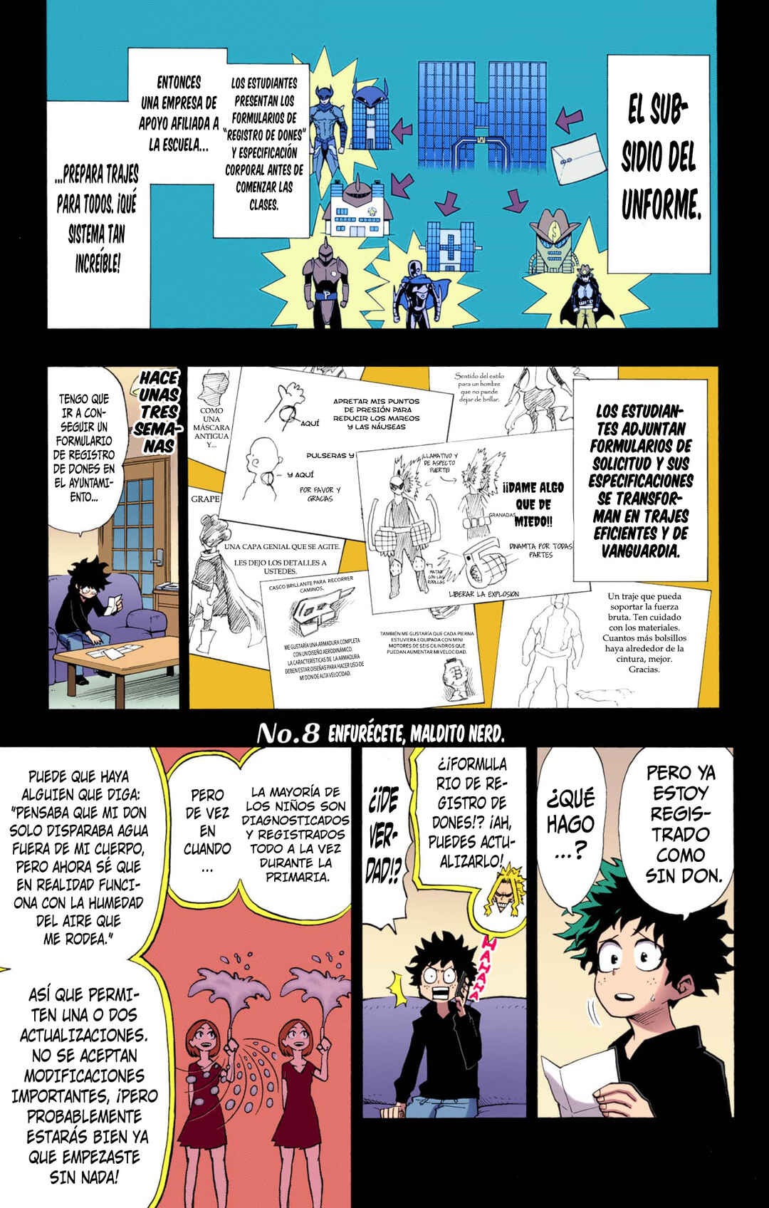 Boku no Hero Academia (Official Colored) Chapter 8 - Page 6