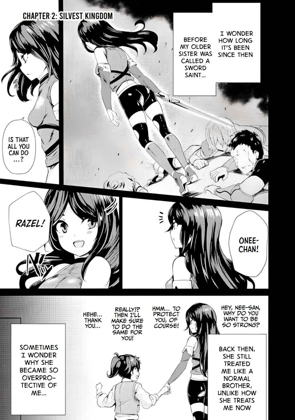 Ane ga Kensei de Imouto ga Kenja de Chapter 2 - Page 1