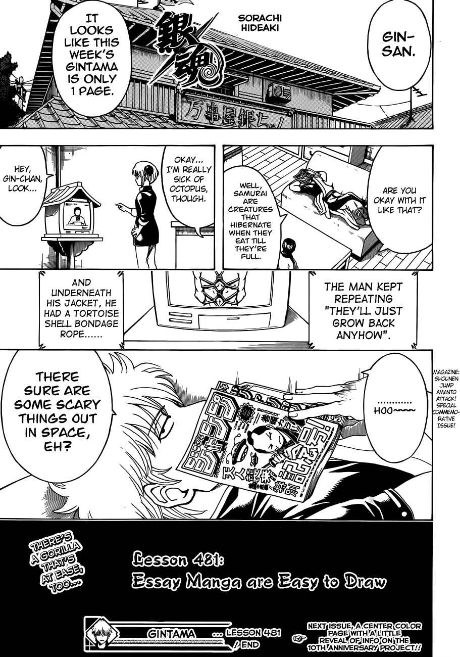 Gintama Chapter 481 - Page 17