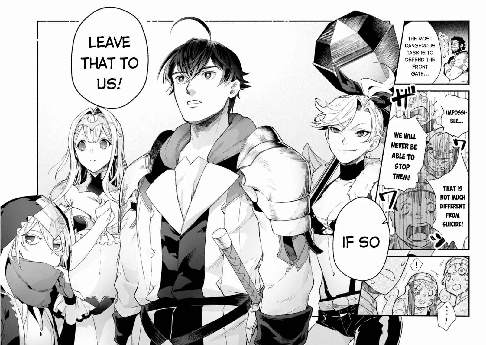 Sono Monban, Saikyou ni Tsuki: Tsuihou Sareta Bougyoryoku 9999 no Senshi, Outo no Monban to shite Musou Suru Chapter 5 - Page 27