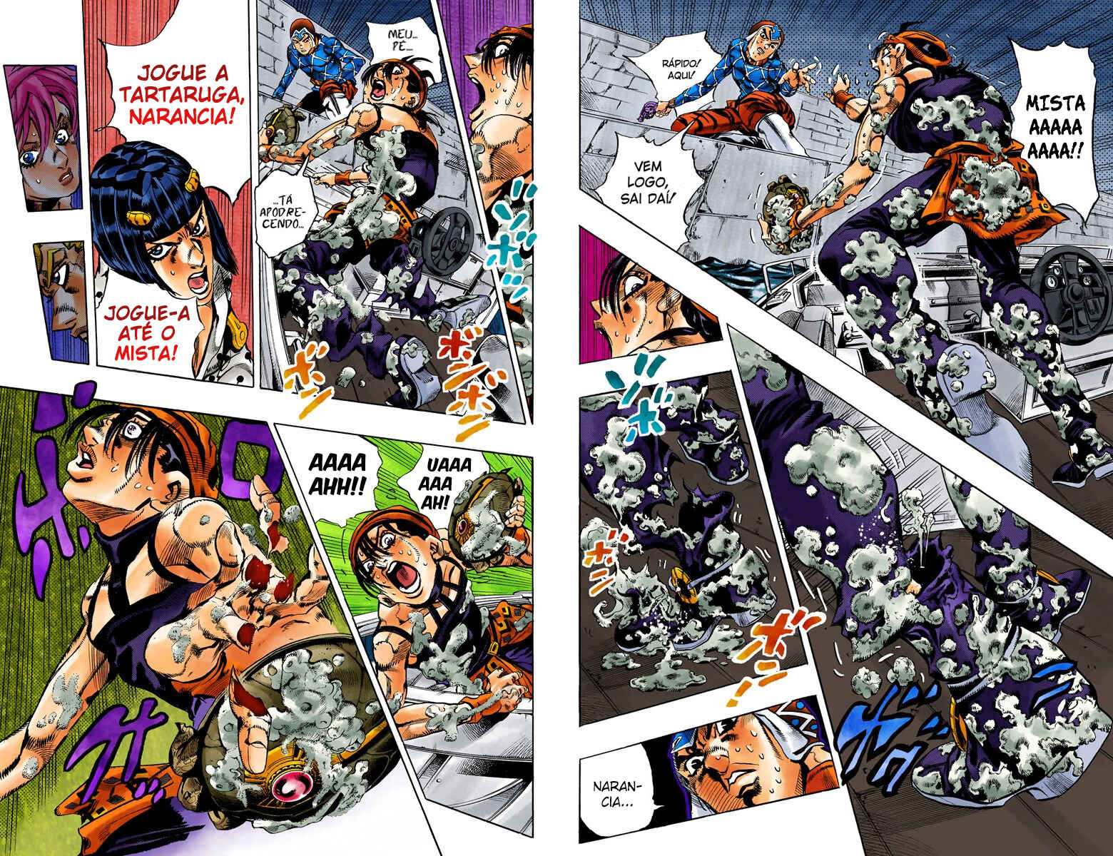 JoJo no Kimyou na Bouken: Part 5 - Ougon no Kaze Color-ban Chapter 115 - Page 4