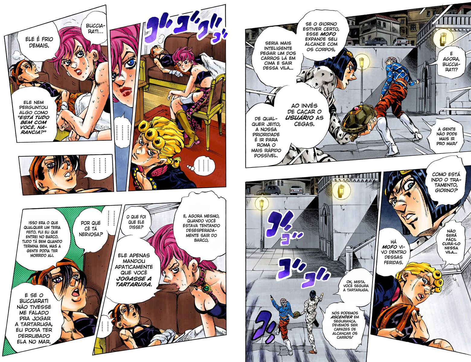 JoJo no Kimyou na Bouken: Part 5 - Ougon no Kaze Color-ban Chapter 115 - Page 8