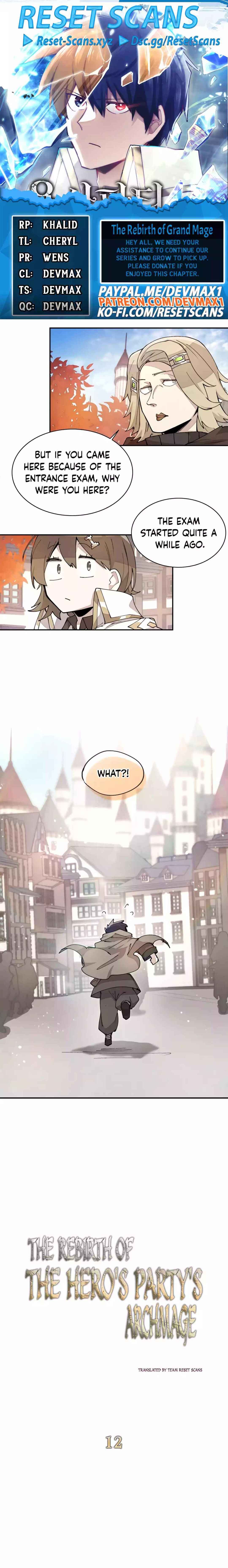 Reincarnation of the Hero Party's Grand Mage Chapter 12 - Page 1